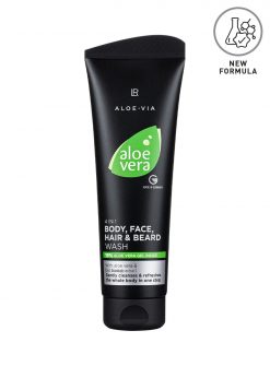 Aloe Vera Mens Essentials 4in1 Körper-, Gesicht-, Haar- und Bart-Shampoo