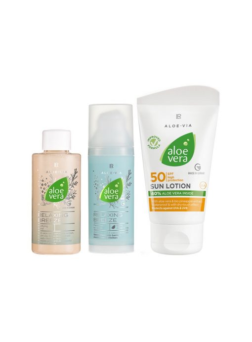 Limitiertes Aloe Vera Relaxing Breeze Summer Gesichtspflege-Set